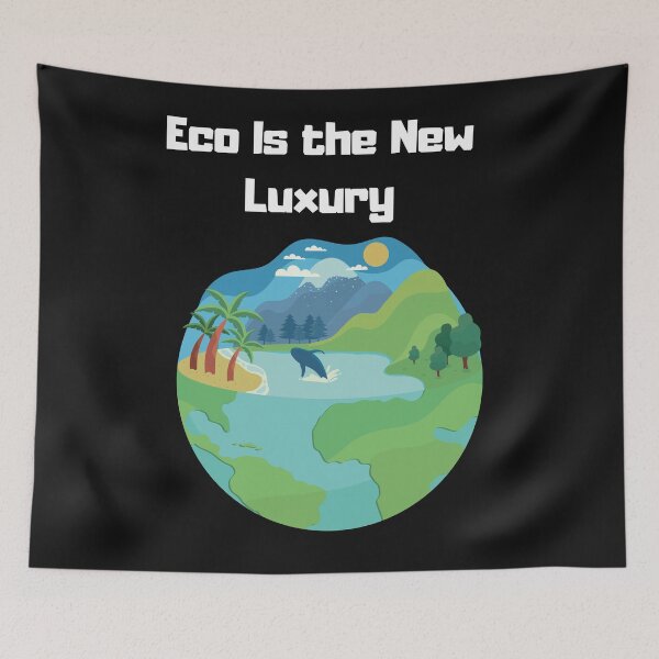 Item preview, Eco Is the New Luxury T-Shirt – Sustainable Minimalist Eco-Core Fashion designed and sold by ChameraDesign.