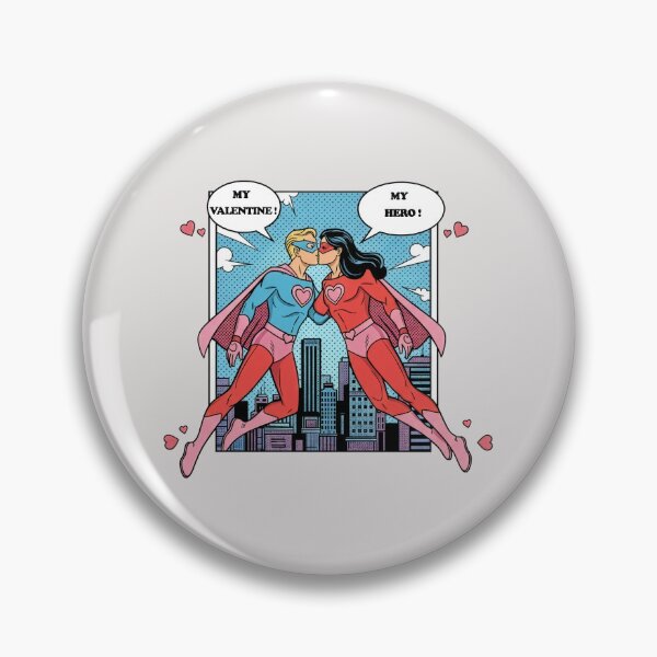 Item preview, Superhero Comic Love Valentine Art designed and sold by capricedefille.