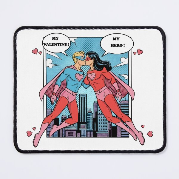 Item preview, Superhero Comic Love Valentine Art designed and sold by capricedefille.