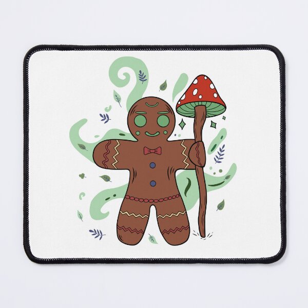 Item preview, GingerShroom Wizard — Psychedelic Gingerbread Man designed and sold by ViktorBe.