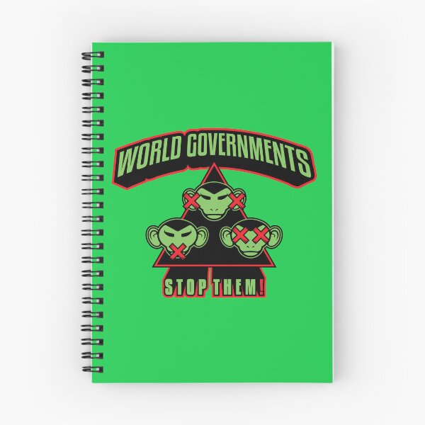 Item preview, World Governments: Stop Them! - Three Wise Monkeys Rebellion designed and sold by Virtualstars.