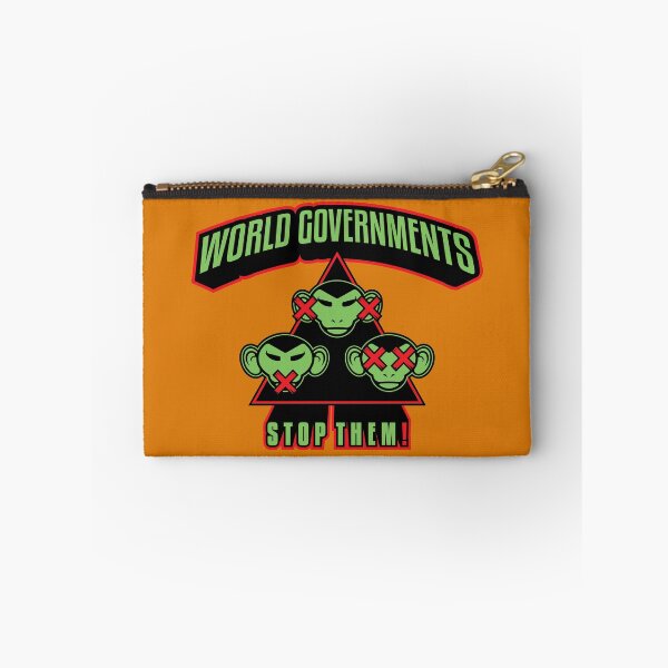 Item preview, World Governments: Stop Them! - Three Wise Monkeys Rebellion designed and sold by Virtualstars.