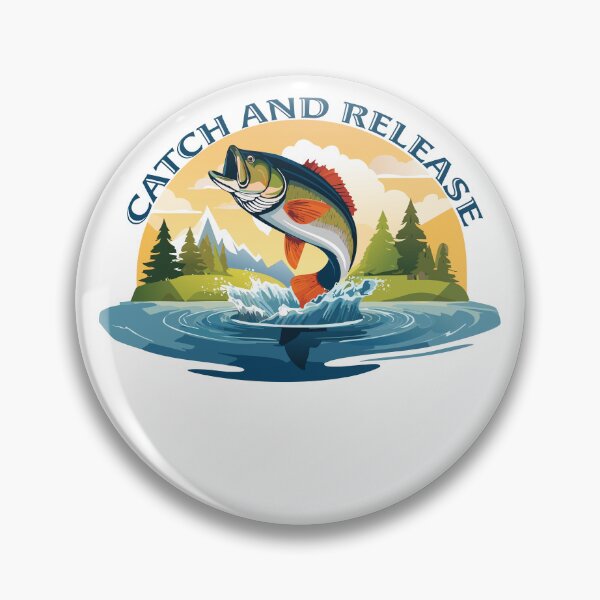 Item preview, Catch And Release Fishing Symble designed and sold by Art-Horizon.