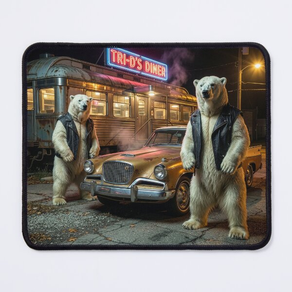 Item preview, Polar Bear Toughs Stop in for Midnight Crepes designed and sold by Tridentulus.