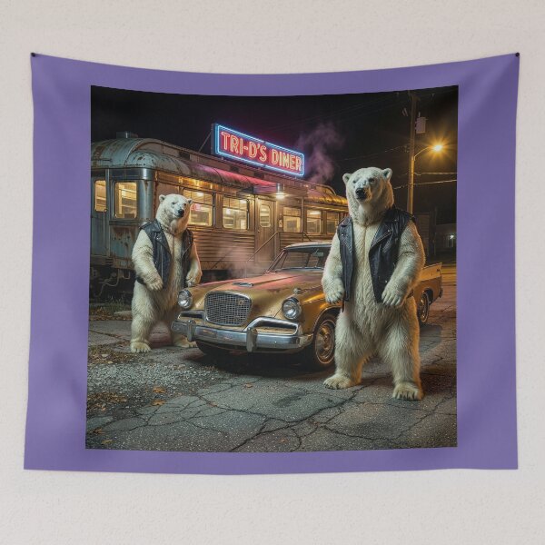 Item preview, Polar Bear Toughs Stop in for Midnight Crepes designed and sold by Tridentulus.