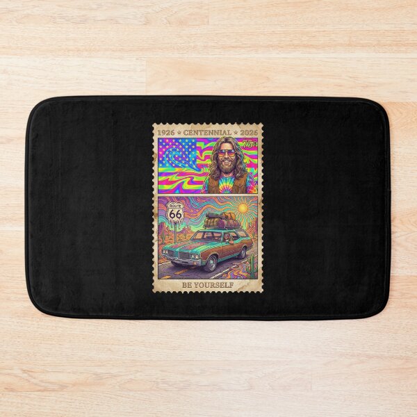 Item preview, Route 66 Centennial Retro Wagon - Be Yourself 60s Stamp Art designed and sold by G350.