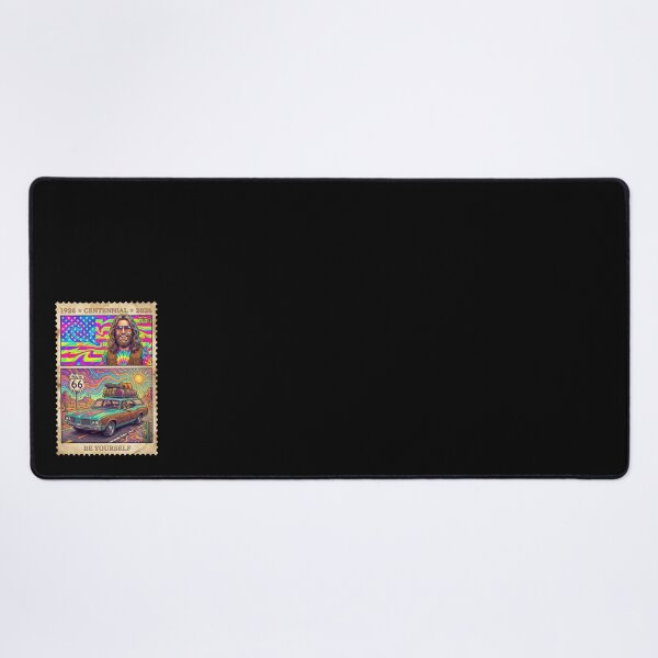 Item preview, Route 66 Centennial Retro Wagon - Be Yourself 60s Stamp Art designed and sold by G350.