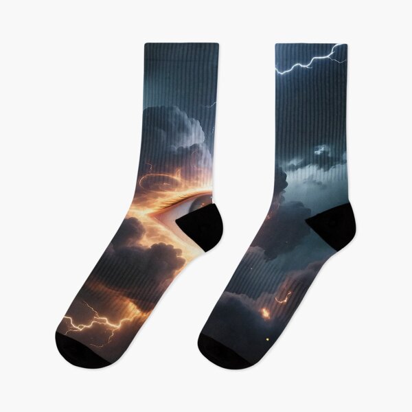 Item preview, Artistic view of a thunderstorms with lighting.  designed and sold by Nomad-Maynard.