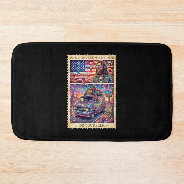 Item preview, Route 66 Centennial Psychedelic Van - Be Yourself Vintage Stamp designed and sold by G350.