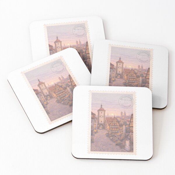 Item preview, Rothenburg ob der Tauber – Medieval Germany Stamp designed and sold by Wanderstamp.