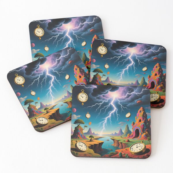 Item preview, Artistic view of a thunderstorms with lighting.  designed and sold by Nomad-Maynard.
