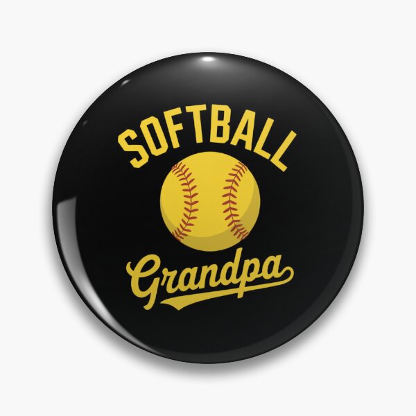 Artikelvorschau, Softball-Opa – Design für stolze Softball-Fans mit Großvatermotiv entworfen und verkauft von w66aboo.