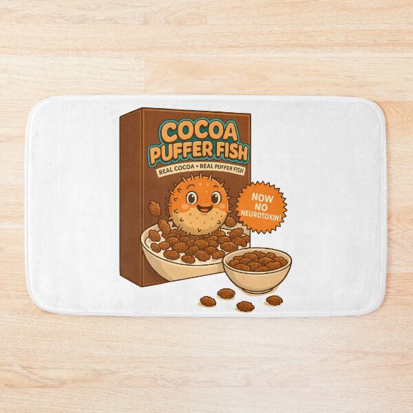 Item preview, Cocoa Puffer Fish Cereal designed and sold by FoxBaine Designs.