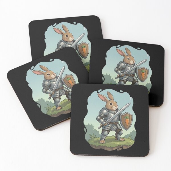 Item preview, Brave Fantasy Bunny Knight Warrior designed and sold by k3rstman1.