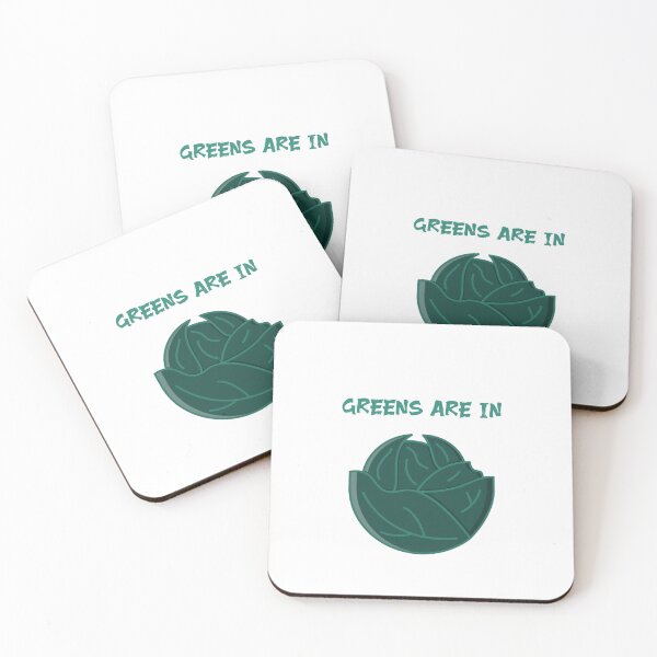 Item preview, Greens Are In – Trendy Cabbage Graphic Design  designed and sold by TalkTee Me.