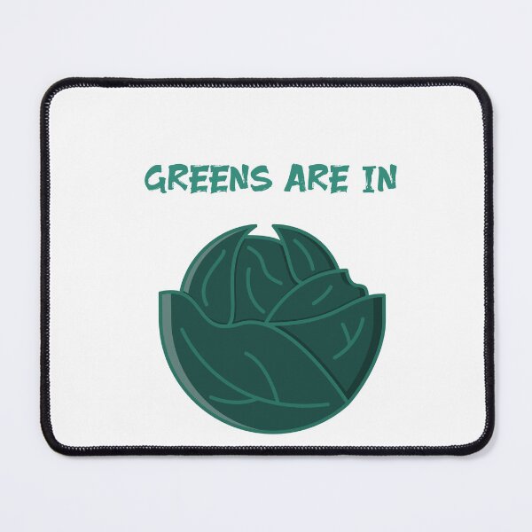 Item preview, Greens Are In – Trendy Cabbage Graphic Design designed and sold by TalkTee Me.