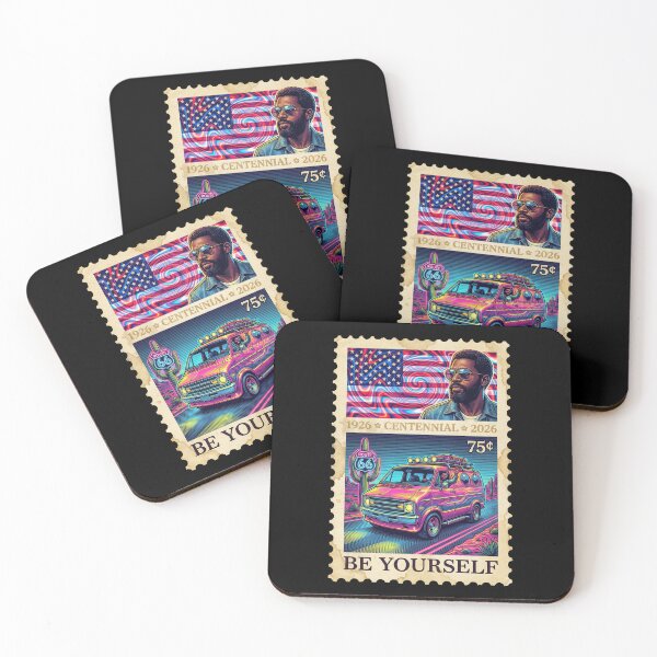 Item preview, Route 66 Centennial Psychedelic Convertible - Be Yourself Stamp designed and sold by G350.