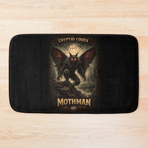 Item preview, SVT Cryptid Codex: Mothman of Point Pleasant – Dark Gothic Cryptid Art designed and sold by SEVERTREND APPAREL .