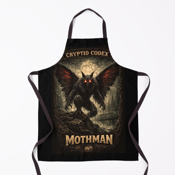 Item preview, SVT Cryptid Codex: Mothman of Point Pleasant – Dark Gothic Cryptid Art designed and sold by SEVERTREND APPAREL .