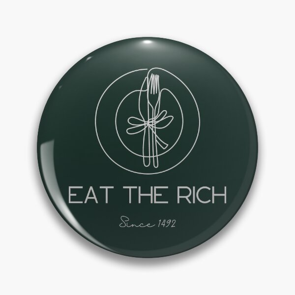 Item preview, Eat the rich (green version) designed and sold by Ambraxell.