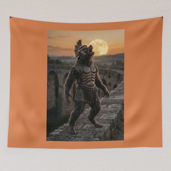 Item preview, Werewolf Centurion Howls at Full Moon designed and sold by Tridentulus.
