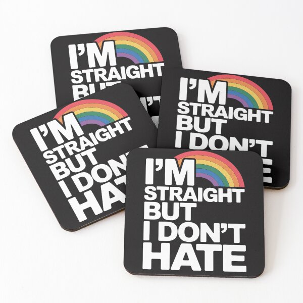 Item preview, I'm Straight But I Dont Hate Rainbow LGBT Gay Pride Month designed and sold by berniceschm.