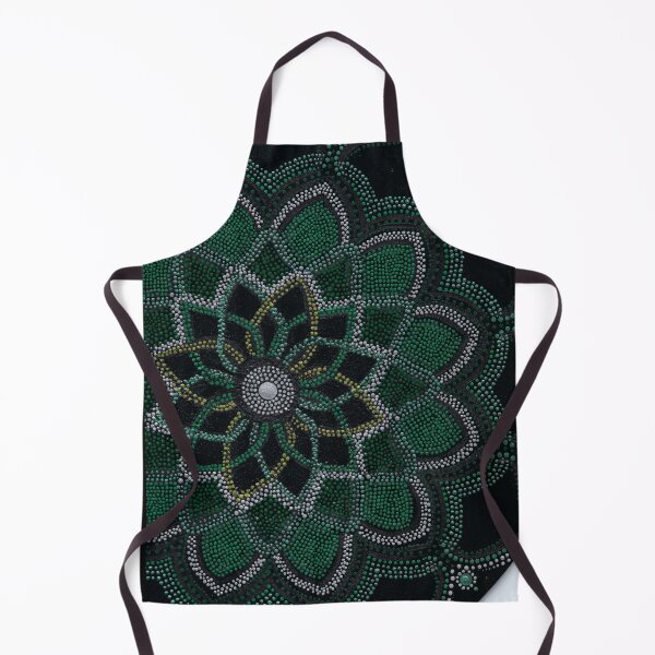 Item preview, Peaceful Green and silver Mandala 2 designed and sold by Dreamweaver Mandalas.