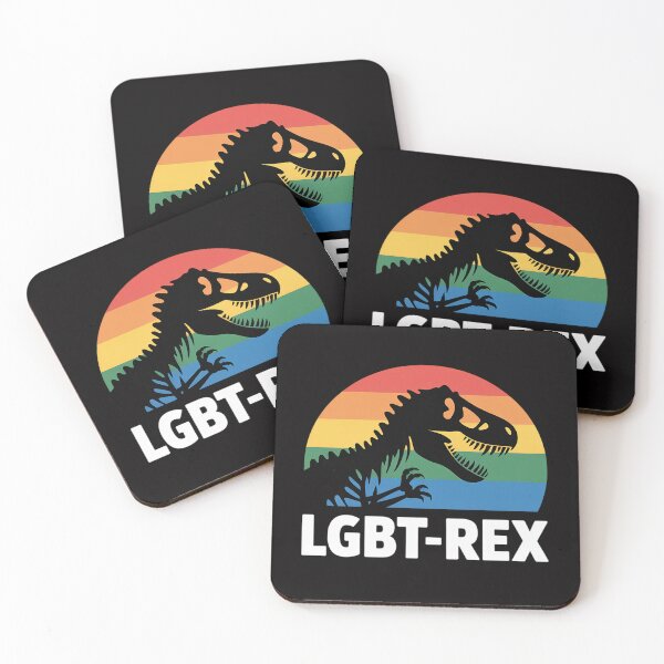 Item preview, LGBT-Rex Gay Pride Dinosaur Sunset- designed and sold by sonlylya.