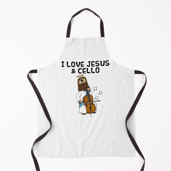 Item preview, I Love Jesus and Cello, Christian Cellist Church Funny designed and sold by doodlerob.