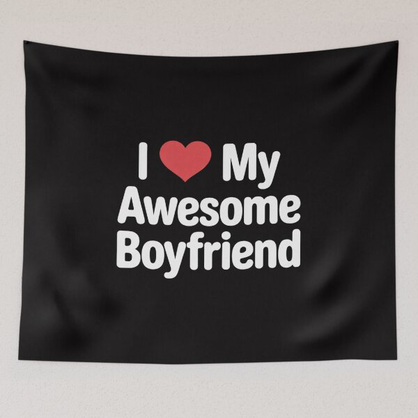 Item preview, Womens I Love My Awesome Boyfriend Cute Valentines Day Gift designed and sold by berniceschm.