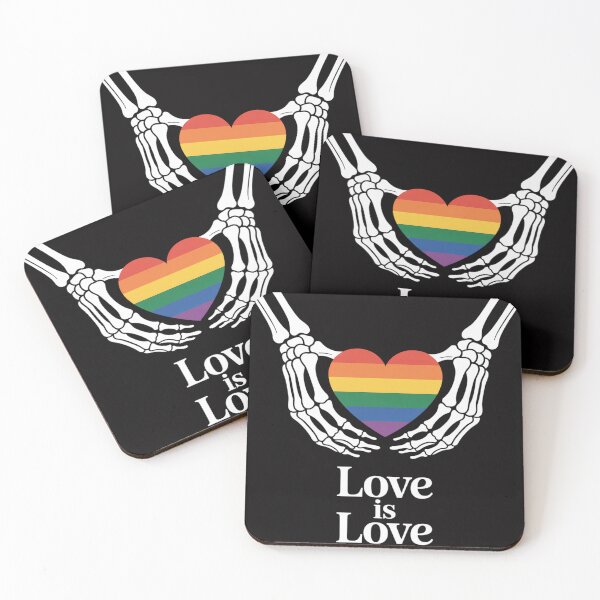 Item preview, Gay Pride Month Love Skeleton Heart LGBTQ Ally Rainbow Women designed and sold by berniceschm.