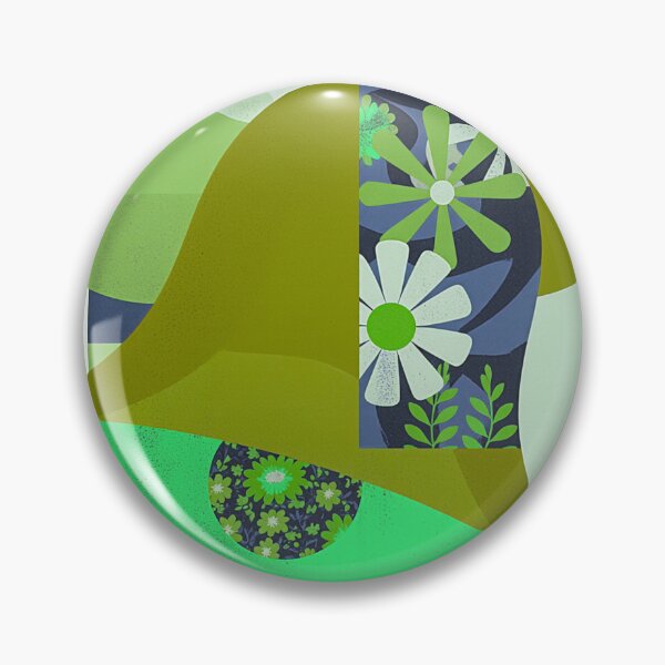 Item preview, Layered Green Botanical Abstract designed and sold by joycrysstudio.
