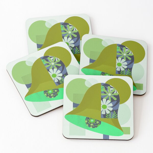 Item preview, Layered Green Botanical Abstract designed and sold by joycrysstudio.