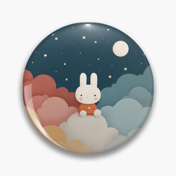 Artikelvorschau, Miffy träumt auf bunten Wolken entworfen und verkauft von cutebunnybunny.