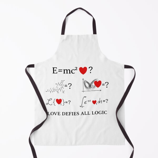 Item preview, Love Defies All Logic Funny Valentine Science Equations designed and sold by Emmatshirt1.