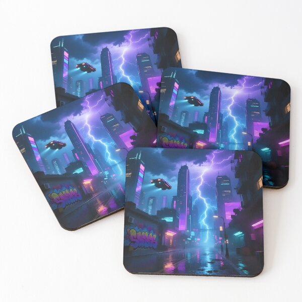 Item preview, Artistic view of a thunderstorms with lighting.  designed and sold by Nomad-Maynard.