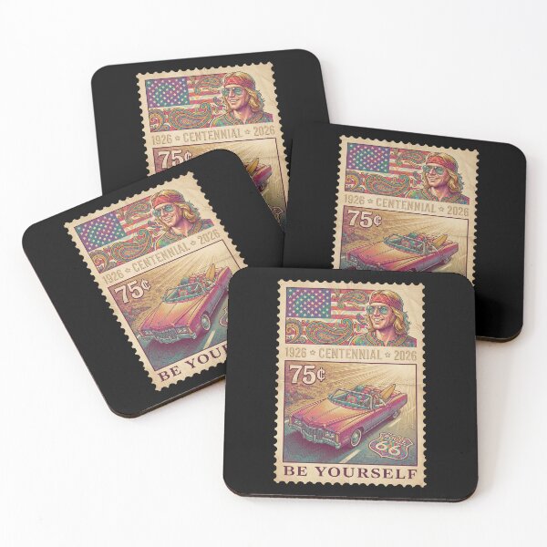 Item preview, Route 66 Centennial Paisley Convertible - Be Yourself Retro Stamp designed and sold by G350.