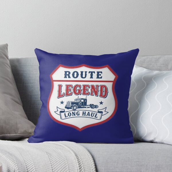 Item preview, Route Legend American Shield Vintage Semi Trucker Hat Design designed and sold by HomeFeeling.