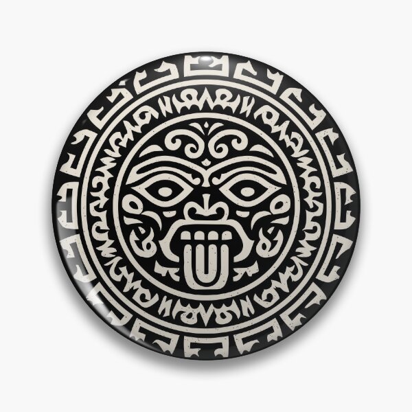 Item preview, Maori style native art of a Warrior Sun. designed and sold by blackdogshop.