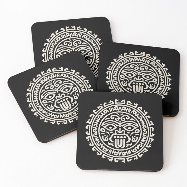 Item preview, Maori style native art of a Warrior Sun. designed and sold by blackdogshop.
