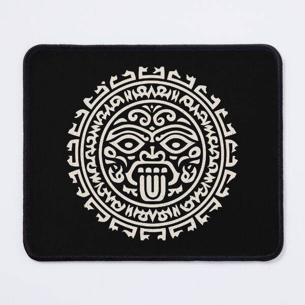 Item preview, Maori style native art of a Warrior Sun. designed and sold by blackdogshop.