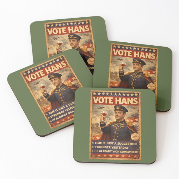 Item preview, Vote Hans – Time Is Just A Suggestion designed and sold by TytherleyTees.