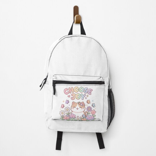 Item preview, Choose Joy Kawaii Cat Cute Pastel Flower Garden designed and sold by Quillway.