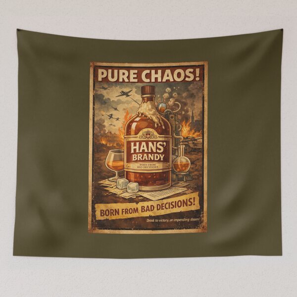 Item preview, Hans’ Brandy Vintage Chaos Poster designed and sold by TytherleyTees.