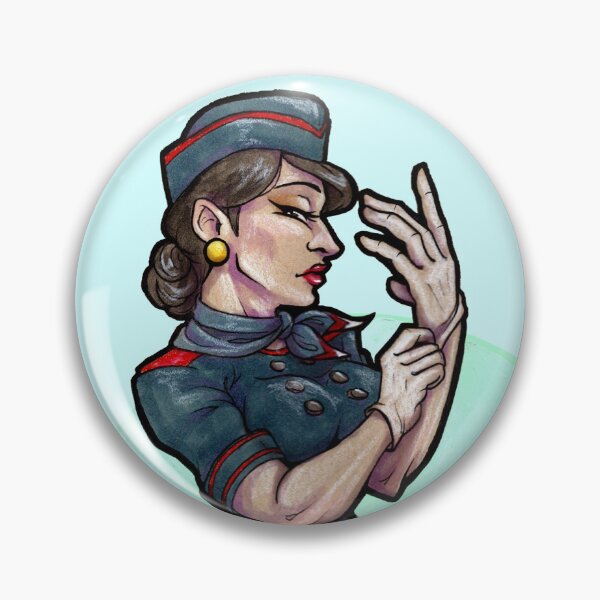 Item preview, Stewardess  designed and sold by DevineMoonArt.