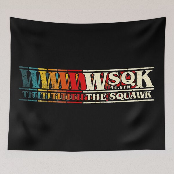 Item preview, WSQK The Squawk 94.5 FM Vintage designed and sold by therocketman.