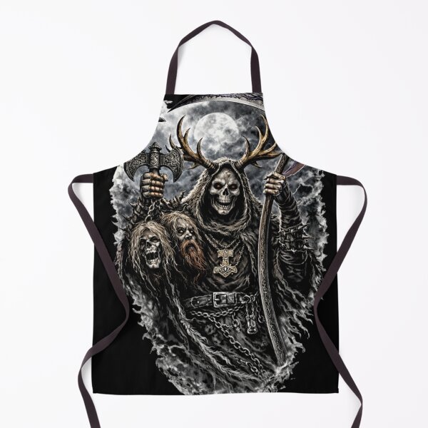 Item preview, SVT Reaper of Asatru – Antlered Death Reaper Norse Pagan Art designed and sold by SEVERTREND APPAREL .