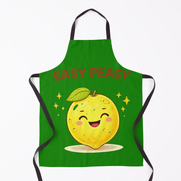 Item preview, Easy Peasy Cute Lemon Pun designed and sold by Papier Atelier Art.