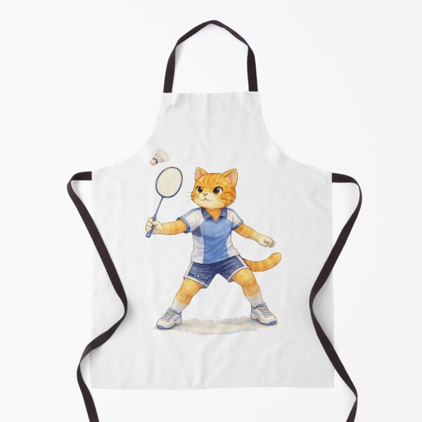Item preview, Pro Badminton Cat Athlete designed and sold by WeLoveCatss.