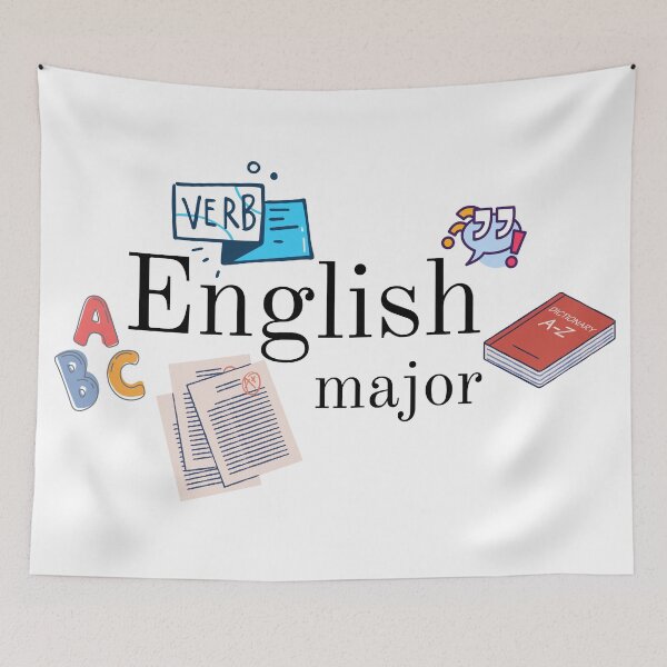 Artikelvorschau, Englisch-Hauptfach entworfen und verkauft von Ash Tree Designs.